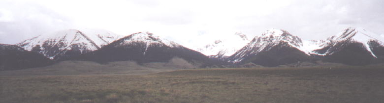 Mountain Range near Salmon Idaho