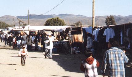 Afternoon market in Colonia Guerrero