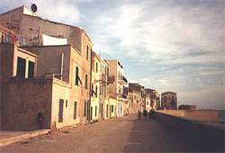 Street by the wall