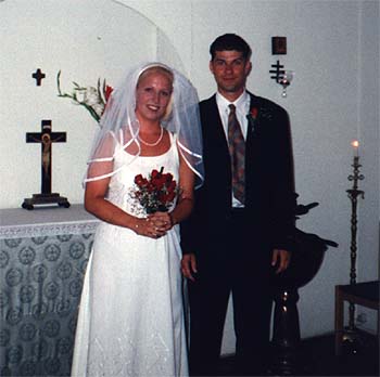 By the altar