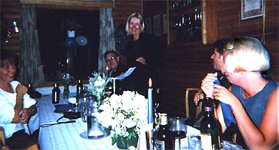 Kristina speaking, Julia bawling