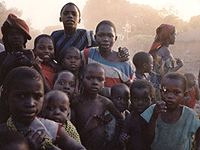 Photo of a curious kids in Malawi