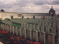 Photo of Tyne Cot cemetery in Belgium