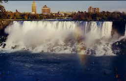 A photo of the American Falls in Niagra Falls, New York