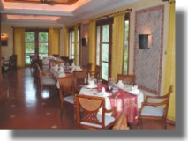 View of fine dining restaurant