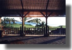 Views from upper living area of typical Luxury Villa