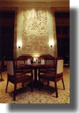 5.5metre high stone carving in main  restaurant/coffee shop