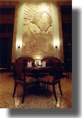 5.5metre high stone carving in main  restaurant/coffee shop