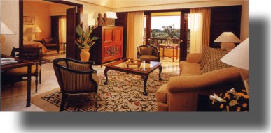 Interior view of a typical suite