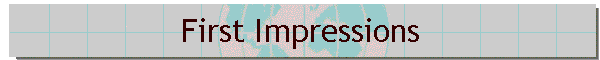 First Impressions