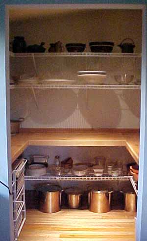 Interior of pantry
