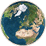 Rotating Earth (counter-clockwise)