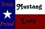 Mustang Lady Flag