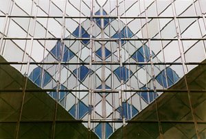 Reflection on glass