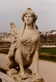 Statue in Belvedere garden