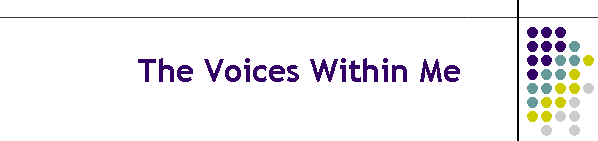 The Voices Within Me