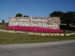 Sign at entrance to The Galena Territory on U.S. Rt. #20