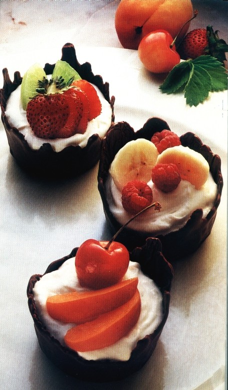 Fruit and Creme Timbale Cups