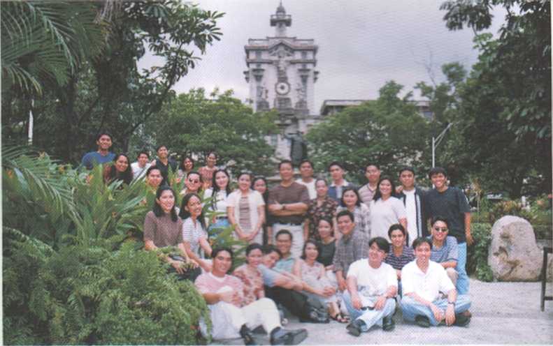 the group with their conductor