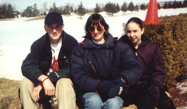 Me, my mom and sister @ The Nottawasaga Resort