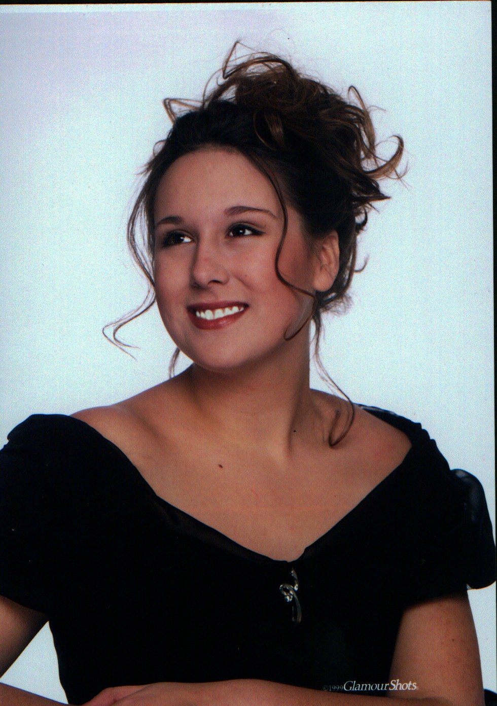 Hey, Isn't that her grad dress.... you know, "The Gothic Ballerina"