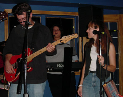 L to R: John (Guitar & Vocals), Yolanda (Keys) and Kathy (Vocals)