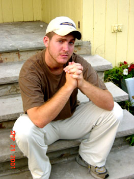 Mike waits patiently