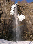 Arc-en-ciel sur la cascade de Faillitoux