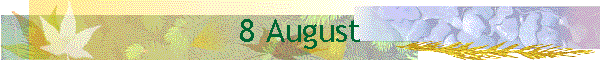 8 August