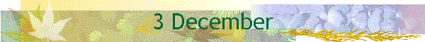 3 December