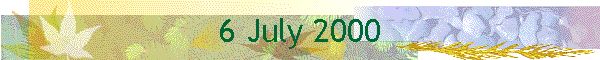 6 July 2000