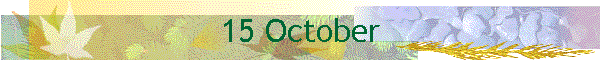 15 October