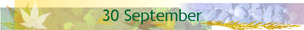 30 September