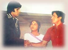 Scene from super-hit movie Deewar