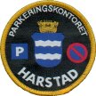 When the parkering department in Harstad was established in 1983, they started using this patch. They used it for a few years, but is now replaced by Harstad City Seal.
