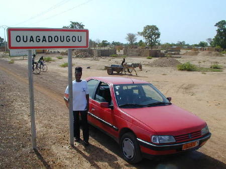 Justina in Ouagadougou