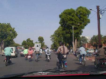 driving in Ouagadougou