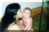 Banho com mam�e