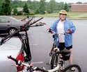 Tracey before the ride.