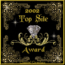 Chantel Graphics 2002 Top Site Award