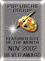 PSPUG Nov 02 Silver Award