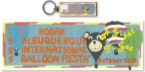 Bumper Sticker and Keychain for Kodak Albuquerque International Balloon Fiesta