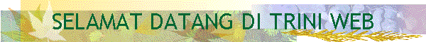 SELAMAT DATANG DI TRINI WEB