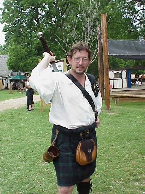 Glenn with Sword -  Owner of Digital Mischief (see Below)