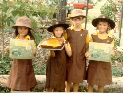 4 new Brownies on their induction day