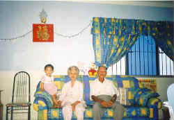 With my grandparents