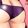 The super witch, back view.