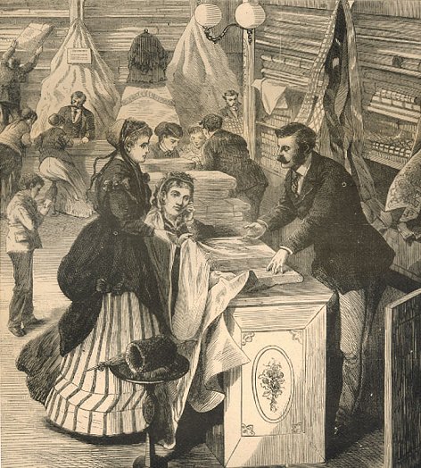 Buying the Wedding Dress, 1869