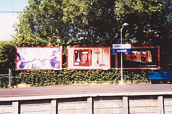 Billboards at Jannali Train Station
