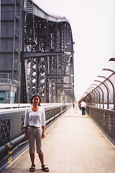 Walkway on Sydney Harbour Bridge
